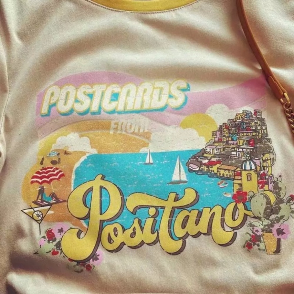 SOLD OUT Vintage Graphic Ringer Beach Vacation Tee T-Shirt - Picture 4 of 5